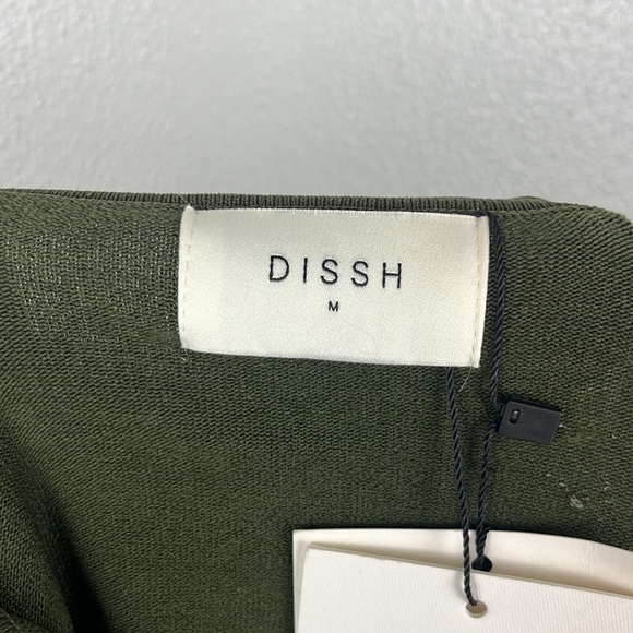 NEW DISSH Olive Carrie Ruched Bodycon Strapless Midi Dress - Picture 7 of 11